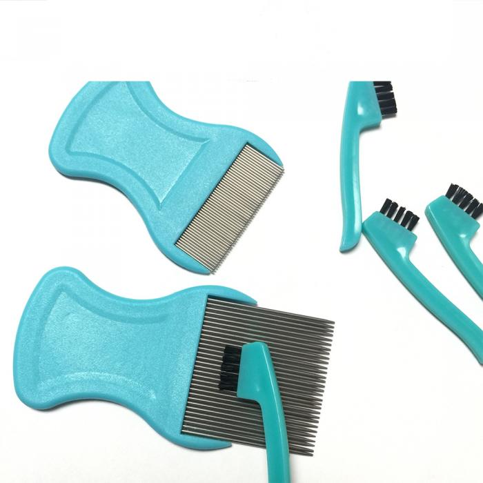 human head remove flea nit metal stainless steel lice comb