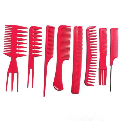 plastic hair comb set