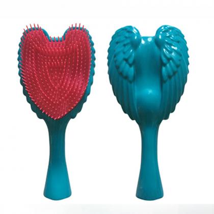 angel shape design hair brush