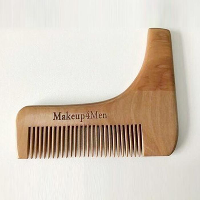 wooden beard comb
