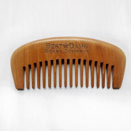 wooden beard comb