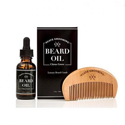 wooden beard comb