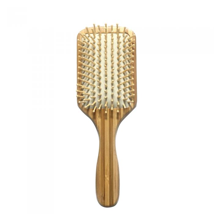 custom bamboo private label hair brush